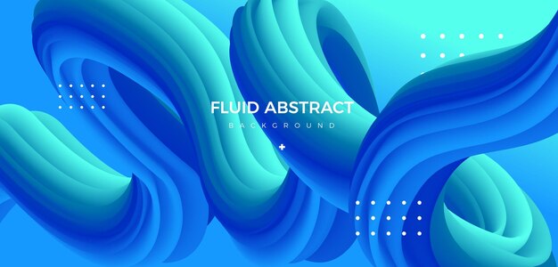 Stylish corrugated motion high-grade blue green mixed fluid gradient abstract background