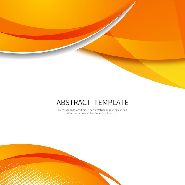 Stylish elegant colorful wave design background vector