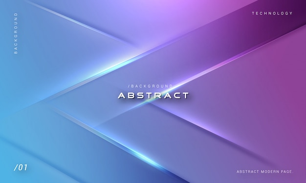 Stylish futuristic geometric light background