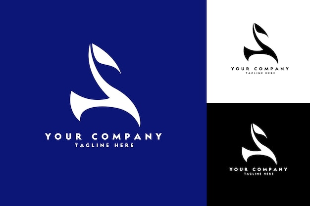 stylish goose logo design with futuristic style