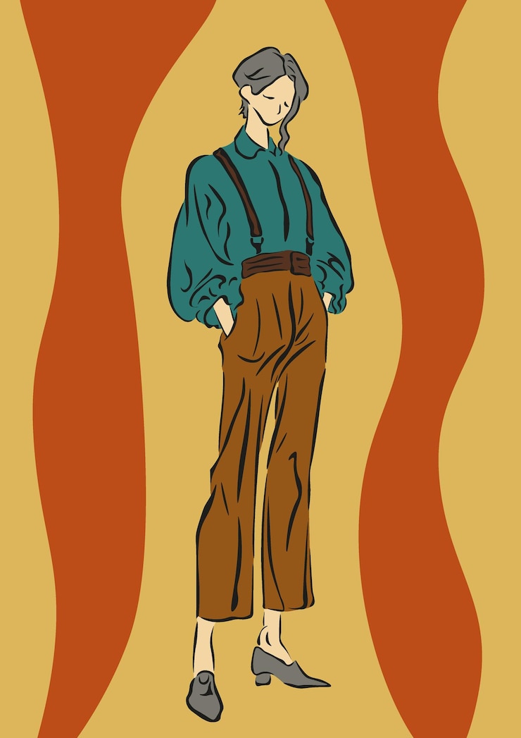 Vector stylish guy