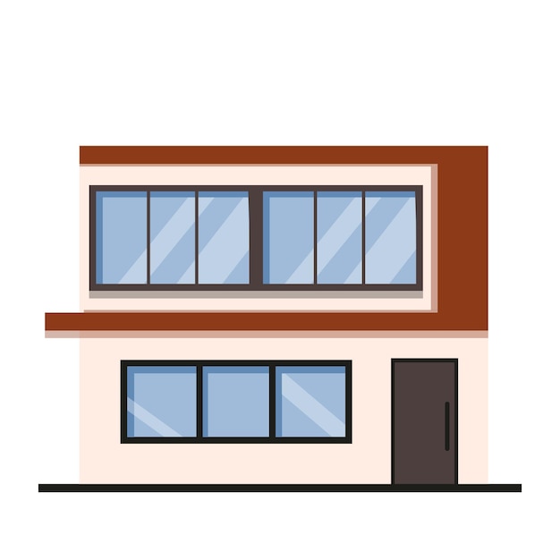 Vector stylish house vector graphics