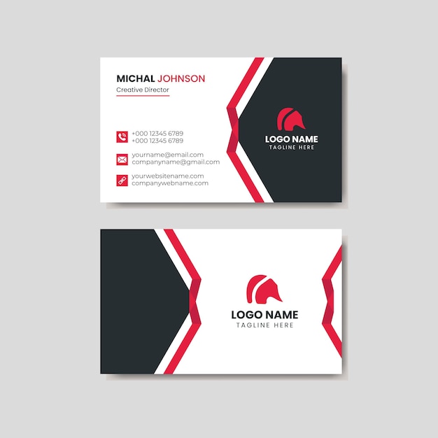 Stylish liquidity business card template