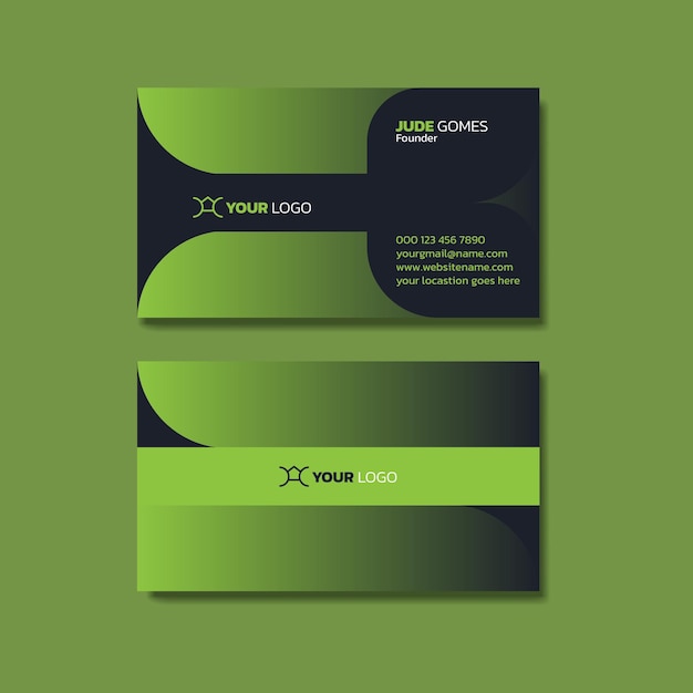 Vector stylish liquidity business card template