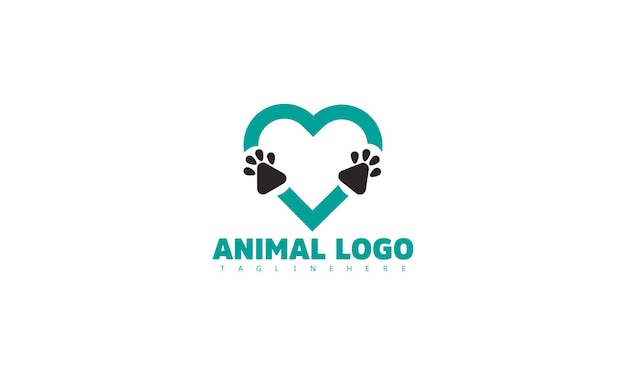 Stylish logo reflecting the diversity of pet breeds with charming and vibrant designs