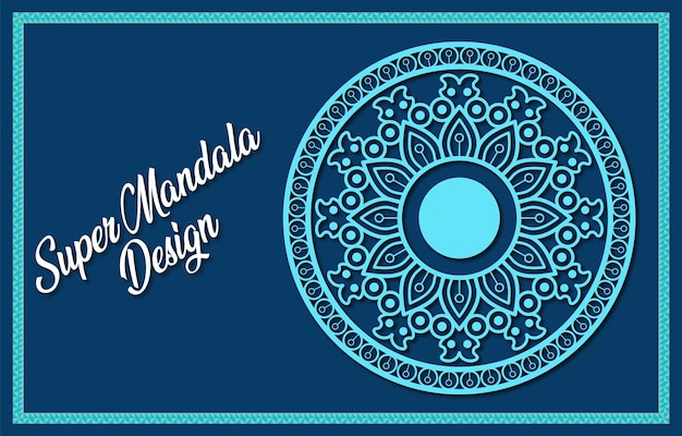 Stylish Luxury mandala background