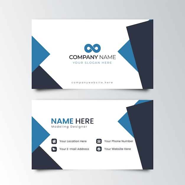 Stylish Minimalism Business Card Design