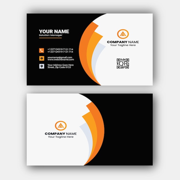 Stylish modern professional business card