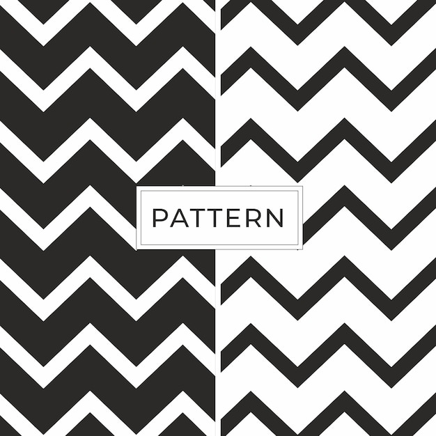 Stylish pattern with zigzag lines