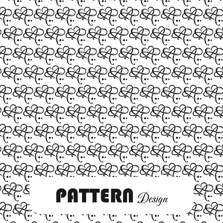 Vector stylish seamless pattern design template