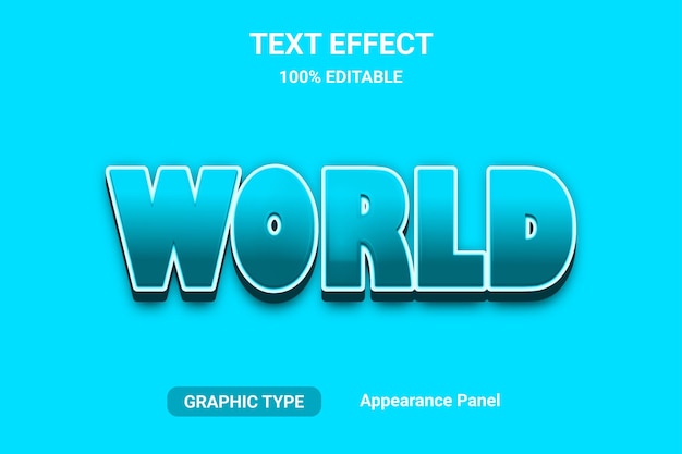 stylish Text effect word and font can be changed