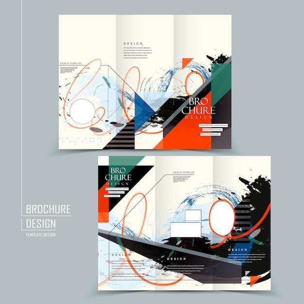 Stylish trifold brochure design