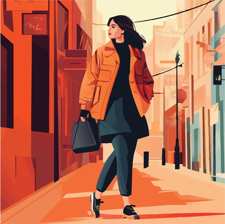 Vector stylish vector illustration of a fashionable crossbody bag vector illustration