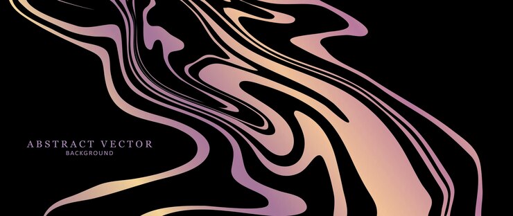Vector stylish vector luxury background with the effect of liquid gold on a black background for design decor creativity presentations