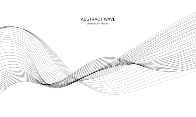 Stylized abstract line. Digital track equalizer.