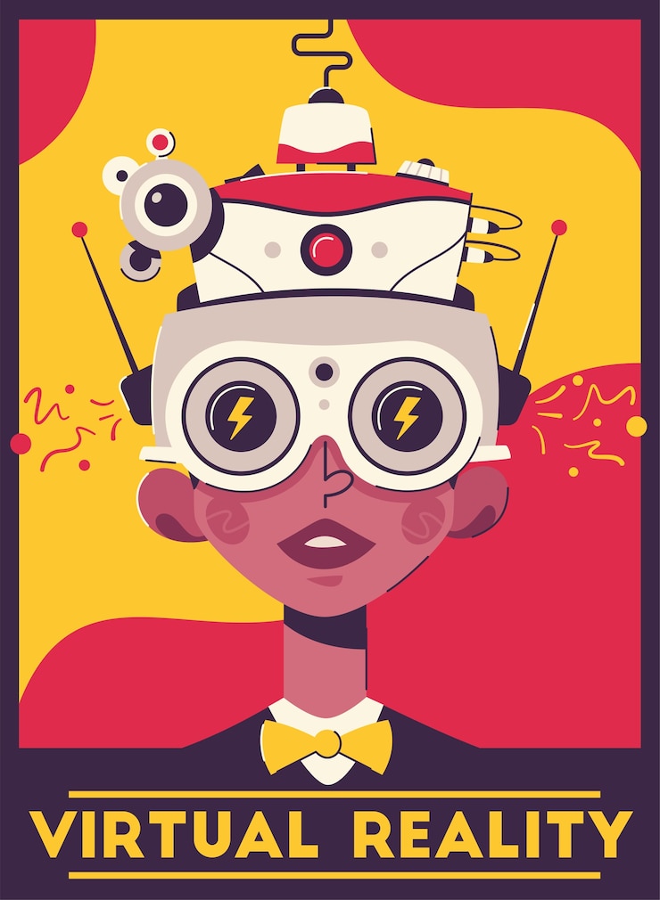 Stylized gaming glasses with digital camera