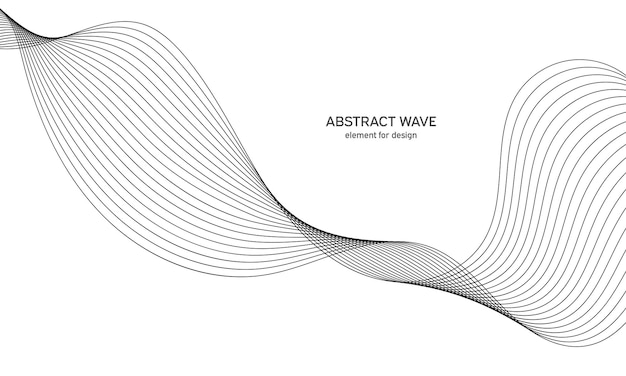 様式化された波要素。