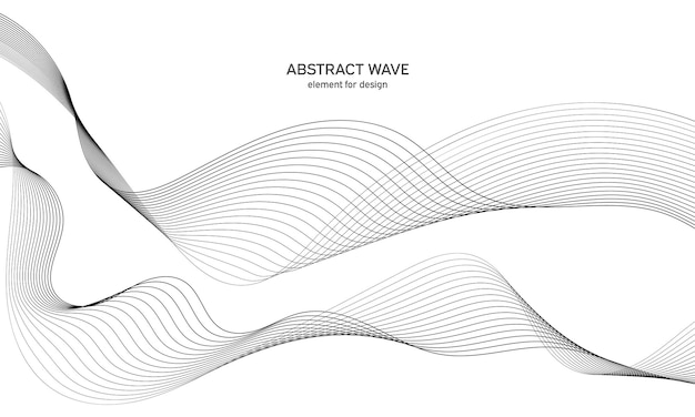 Stylized wave element.