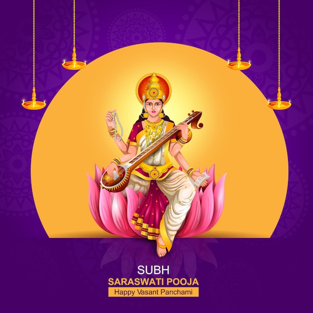 SUBH SARASWATI POOJA HAPPY VASANT PANCHAMI