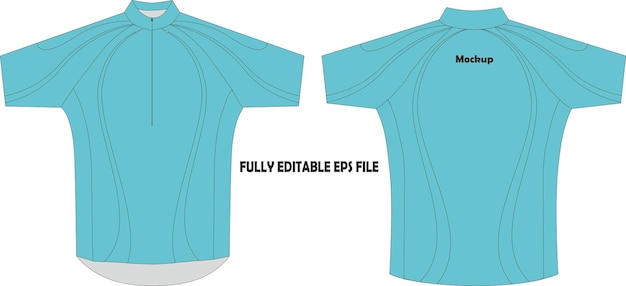 Sublimated Cycling Jersey Mockup