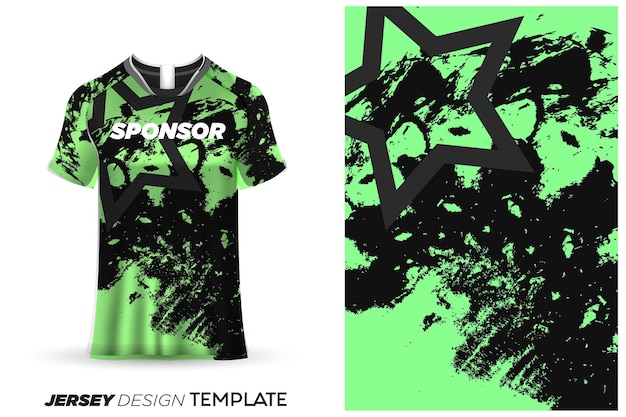 Sublimatie jersey ontwerp voetbal sport jersey sjabloon - sport jersey ontwerp aquarel achtergrond