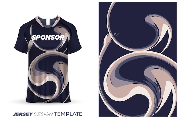 Sublimatie jersey ontwerp voetbal sport jersey sjabloon - sport jersey ontwerp