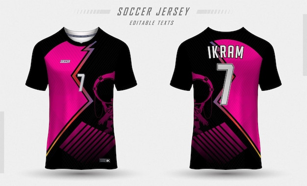 Sublimation Jersey black By Ikram raza