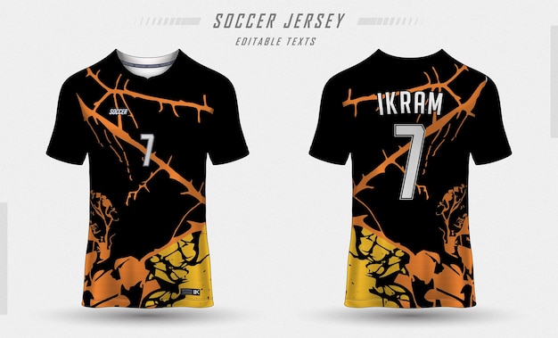 Sublimation Jersey black By Ikram raza