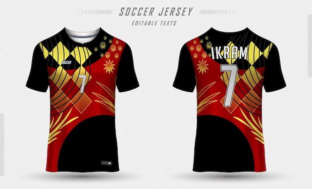 Sublimation Jersey black By Ikram raza