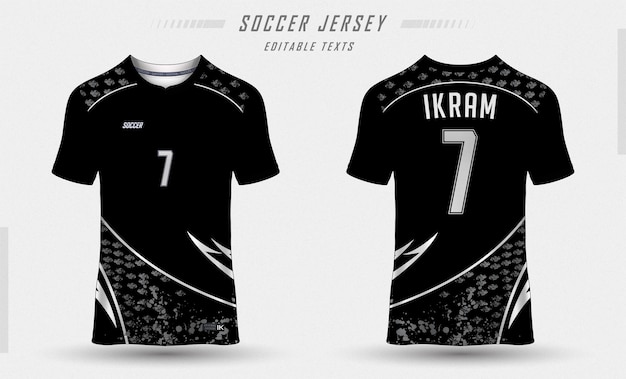 Sublimation Jersey black By Ikram raza