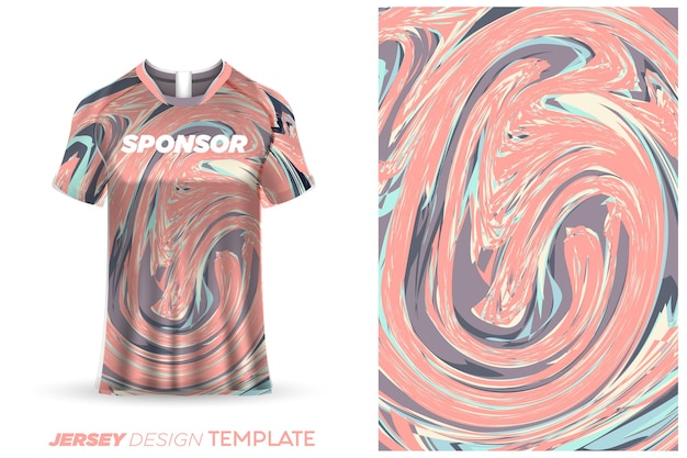 Sublimation jersey design soccer sports jersey template - sports jersey design watercolor background