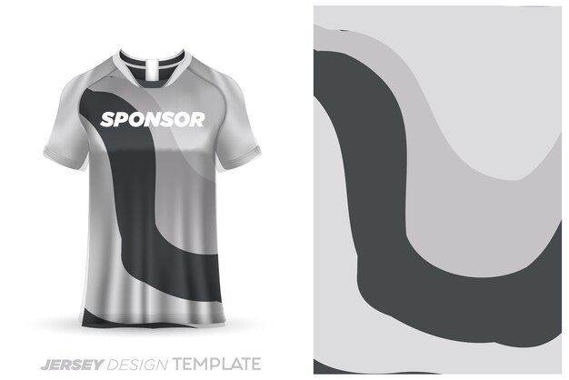 Sublimazione jersey design calcio sport jersey modello - sport jersey design acquerello sfondo