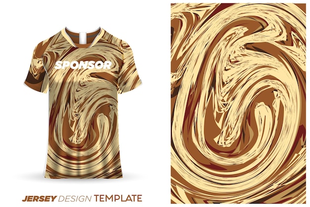 Vector sublimation jersey design soccer sports jersey template - sports jersey design watercolor background