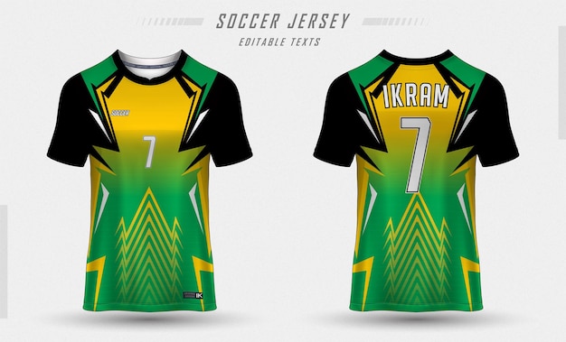 Sublimation Jersey zwart door Ikram Raza