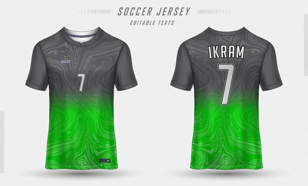 Sublimation Jersey zwart door Ikram Raza