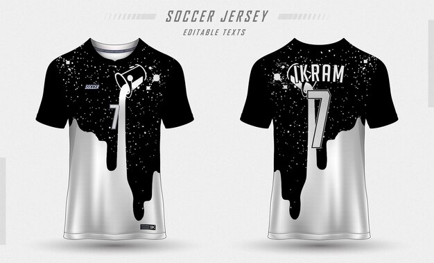 Sublimation Jersey zwart door Ikram Raza