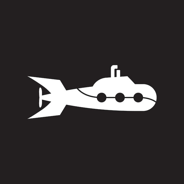 Vector submarine icon vector