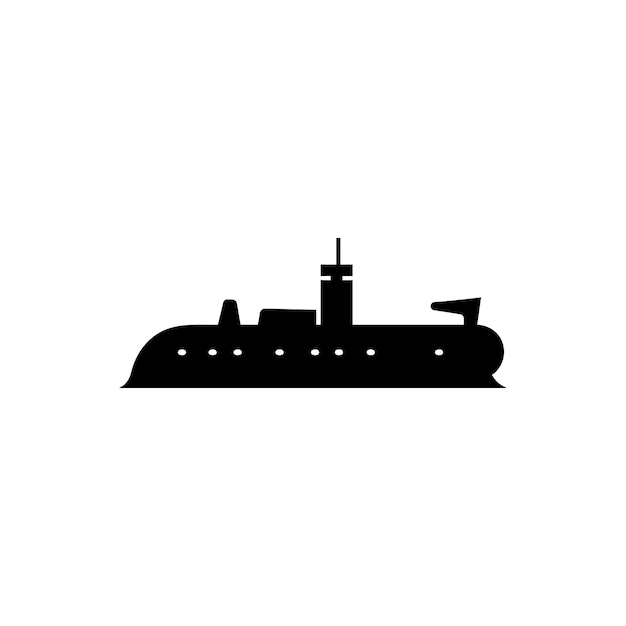 Vector submersible craft icon