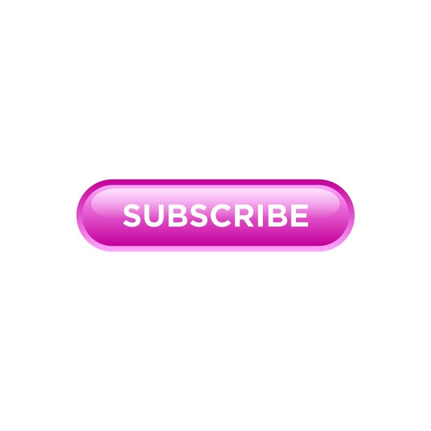 Vector subscribe button website vector template