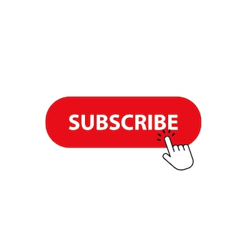 Premium Vector | Subscribe button, youtube subscribe