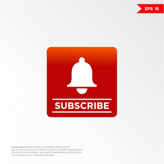 Subscribe sign icon