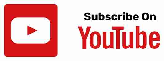 Vector subscribe on youtube logo icon