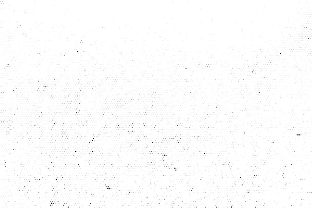 Subtle black halftone vector texture overlay. Monochrome abstract splattered white background. Dotted grain black and white gritty grunge backdrop. Dot and circle dirty effect.