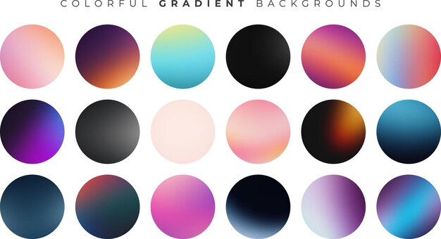 Subtle Pastel achtergrond set Digitale platforms Vector EPS