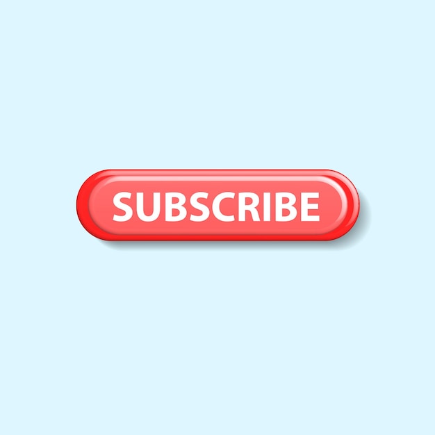 Sucbscribe tittle 3D illustration