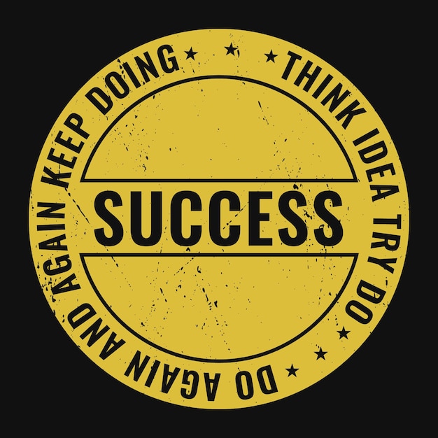 Succes tshirt ontwerp