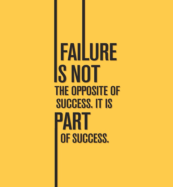 Success Failure motivation quote