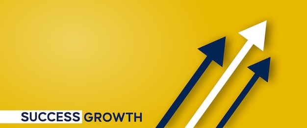 success growth themed banner