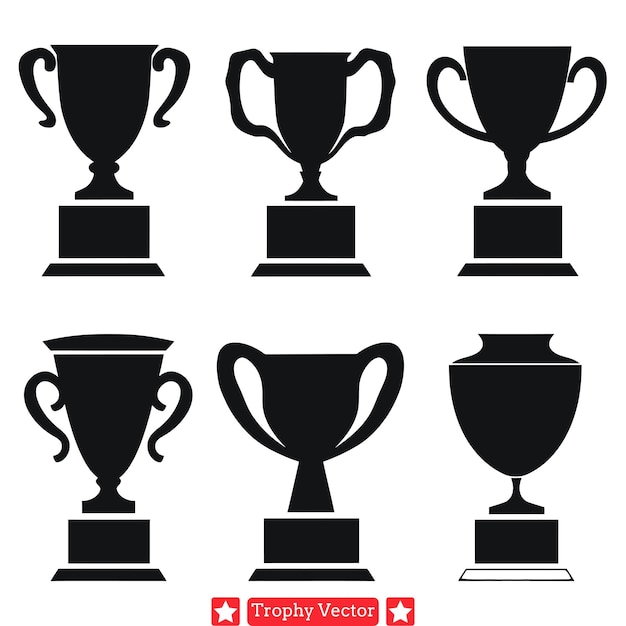 Success Stories Trophy Silhouettes for Victors