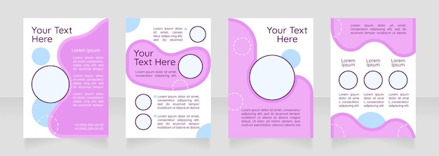 Successful pregnancy blank brochure layout design. prenatal care. vertical poster template set with empty copy space for text. premade corporate reports collection. editable flyer paper pages